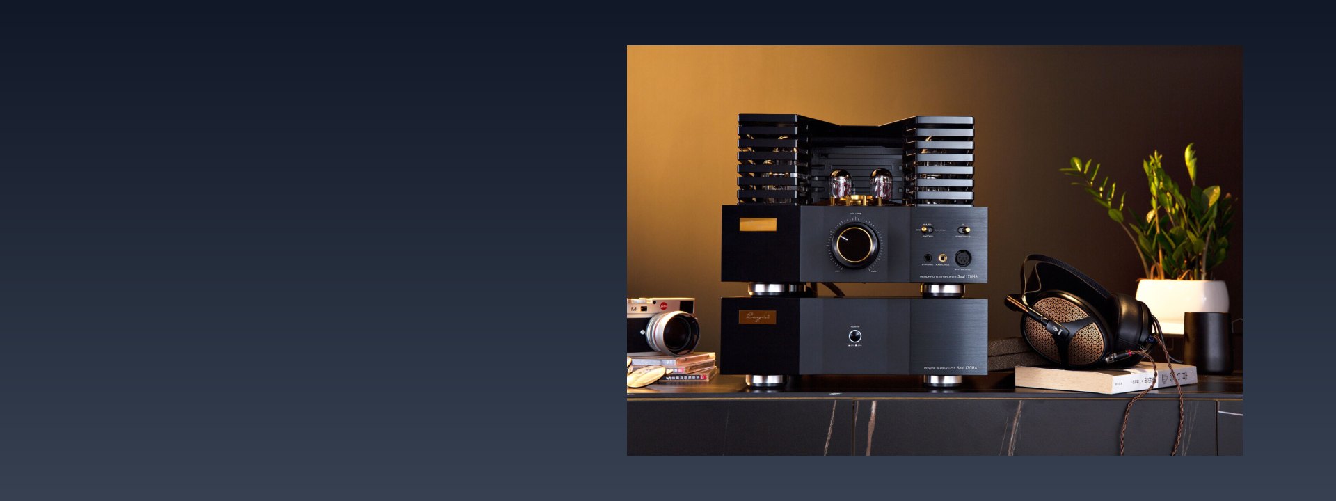 Cayin Soul 170HA, amplificatore valvolare per cuffie e diffusori.