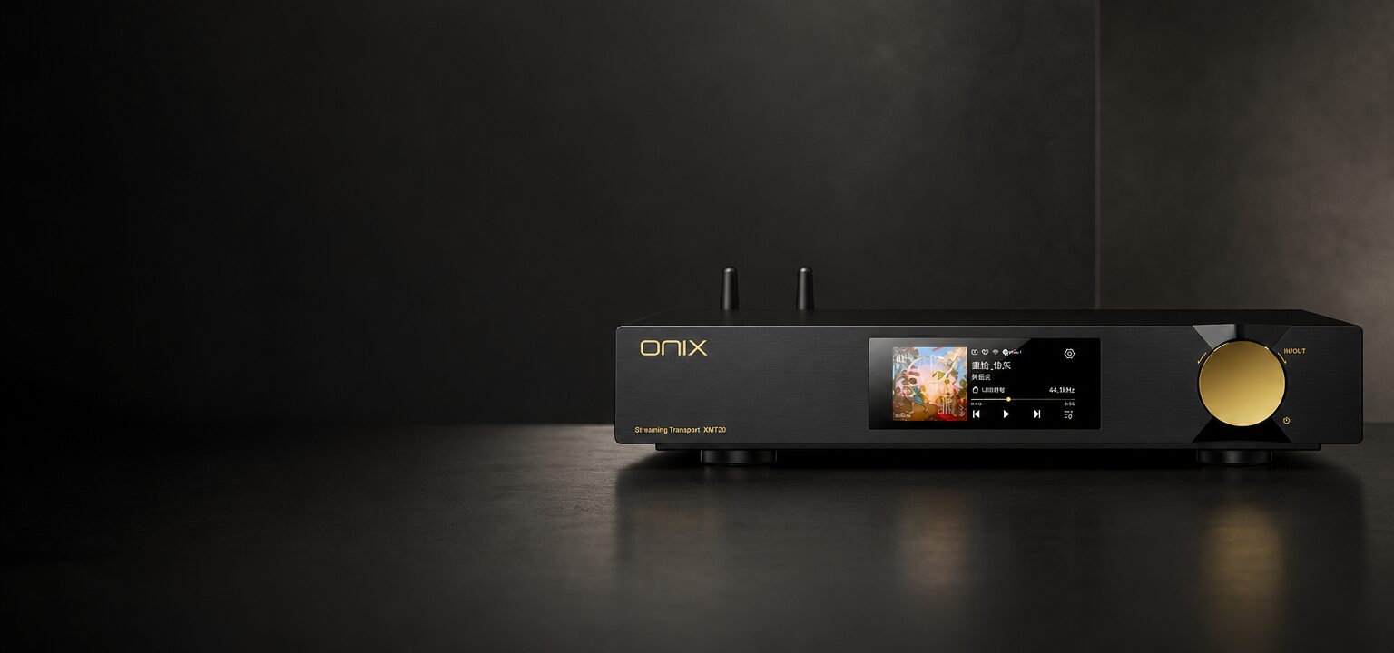 ONIX Zenith XMT20, streamer di rete High-End puro con I2S HDMI configurabile, BNC, AES/EBU XLR, USB-A e slot NVMe M.2.