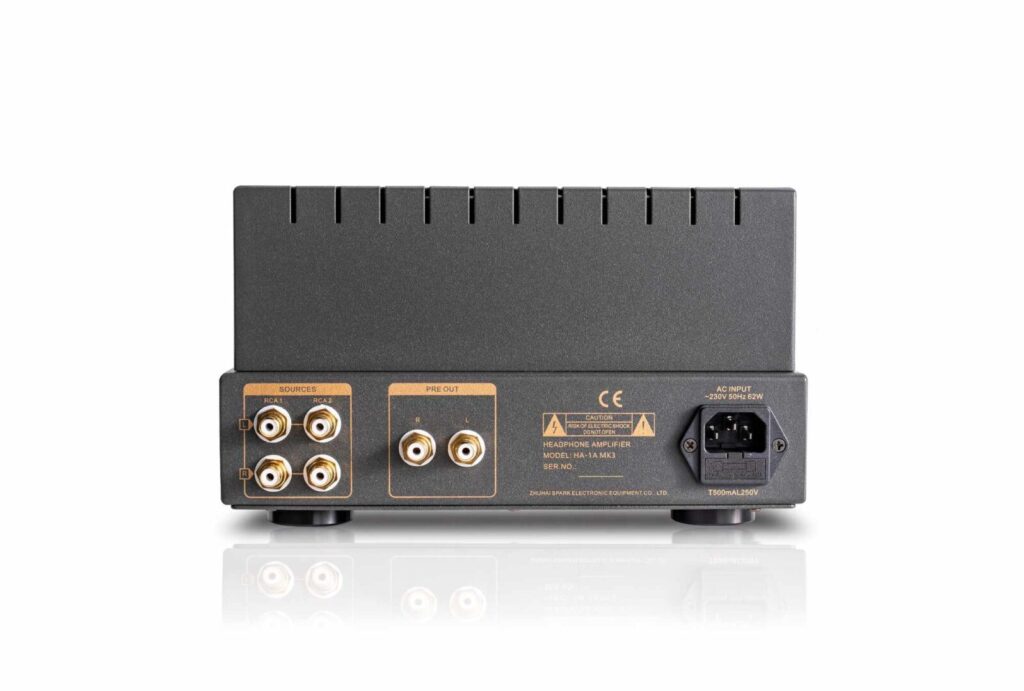 Cayin HA-1A MK3 – vue du produit, finition Noir