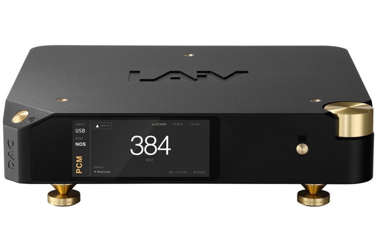 Pannello posteriore del LAiV Harmony 2 DAC R-2R con connessioni analogiche e digitali